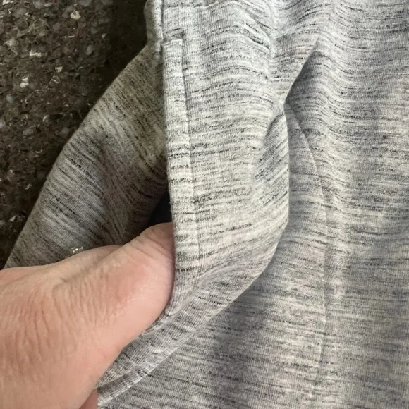 Pure Jill Short Sleeve Maxi Dress Size S Gray Pockets Casual Pima Cotton - Picture 3 of 8